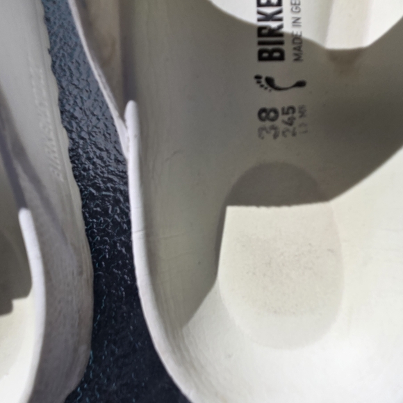 Birkenstock Arizona EVA Women's 38 US Sz 7 - 7.5 WHITE CREAM Sandals - Picture 4 of 6